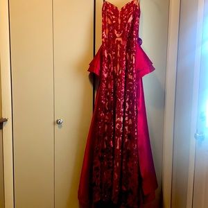 Dark Red Gown- new with tags/never worn